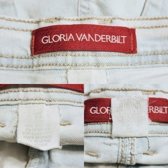 Gloria Vanderbilt Vintage Mom Jeans Light Wash 14 - Picture 8 of 12